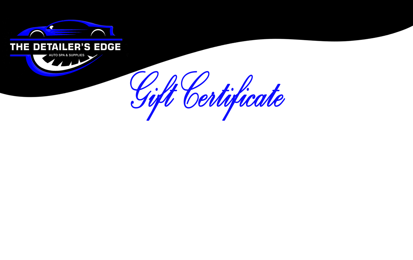 The Detailer's Edge Gift Card